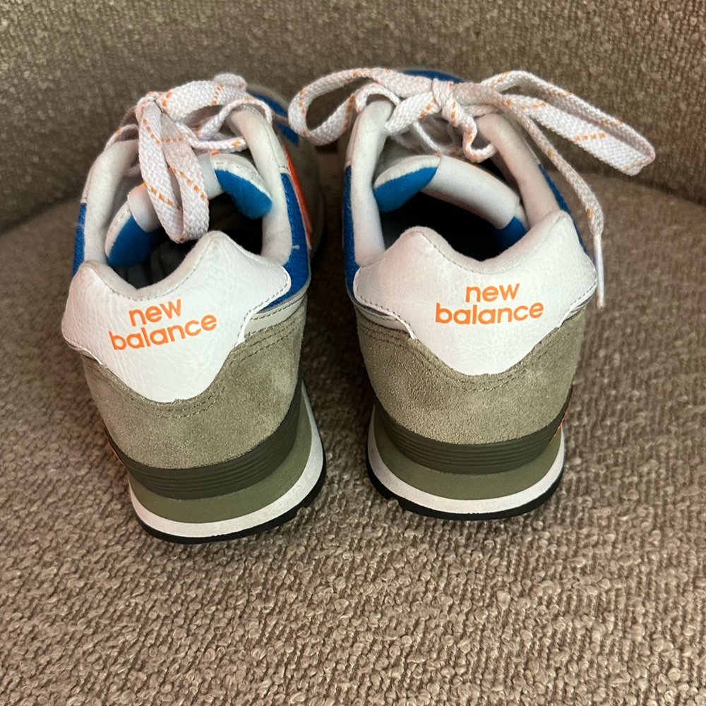 New Balance Kids' Blue and Orange Sneakers - Picture 3 of 5